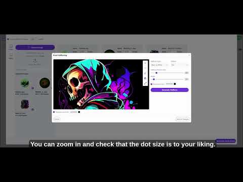 Strong N Free DTF halftone printing video