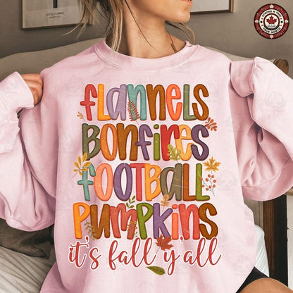 It’s Fall Y’all autumn shirt mockup