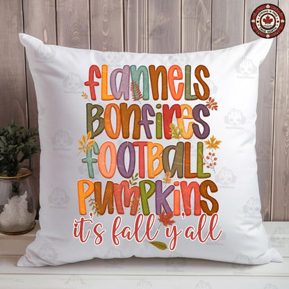 Autumn pumpkins football DTF transfer shirt