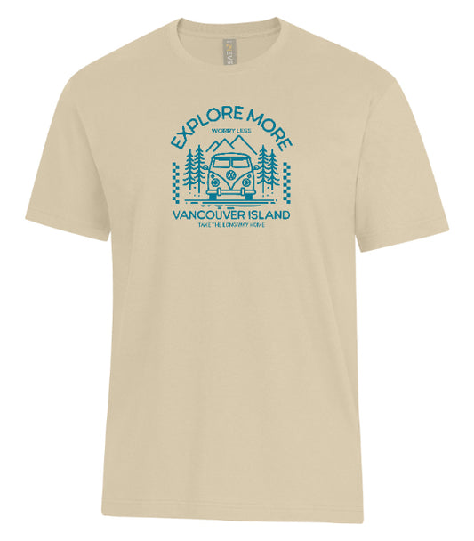 DTF Transfer Vancouver Island Explore More Retro Camper Van Outdoor CUSTOM