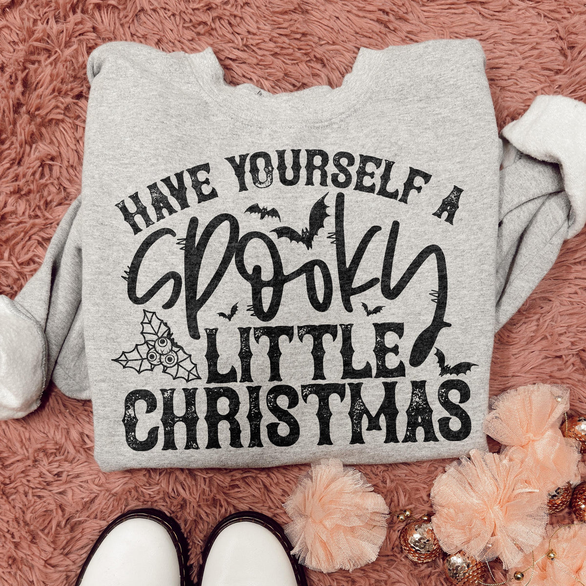 Have Yourself a Spooky Little Christmas printed garment design preview