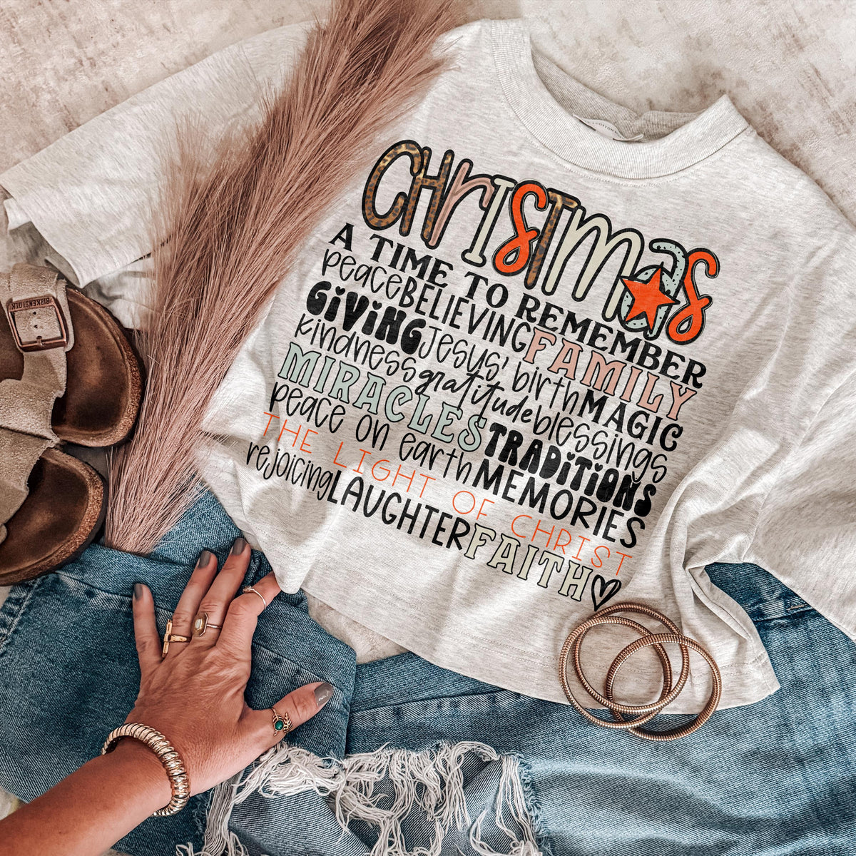 Christmas – A Time to Remember printed garment design preview