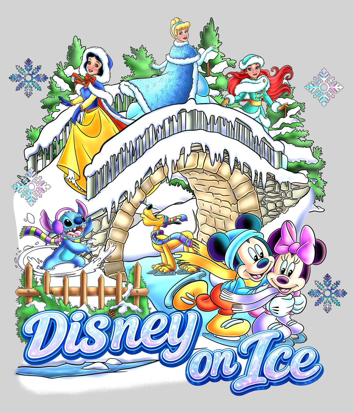 Disney on Ice — light grey display background