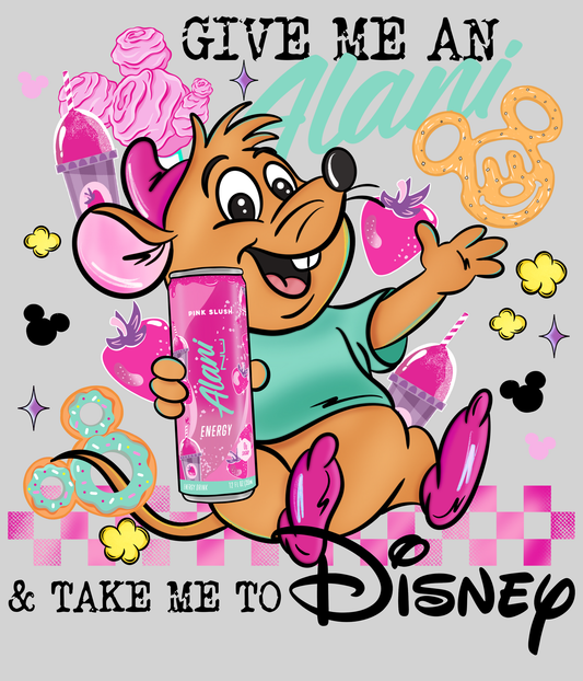 Take Me to Disney - Pink Slush — light grey display background