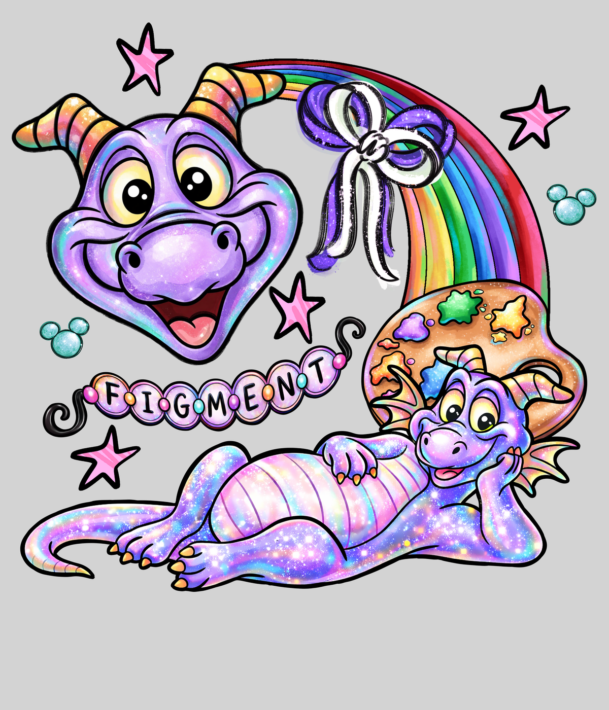 Figment — light grey display background