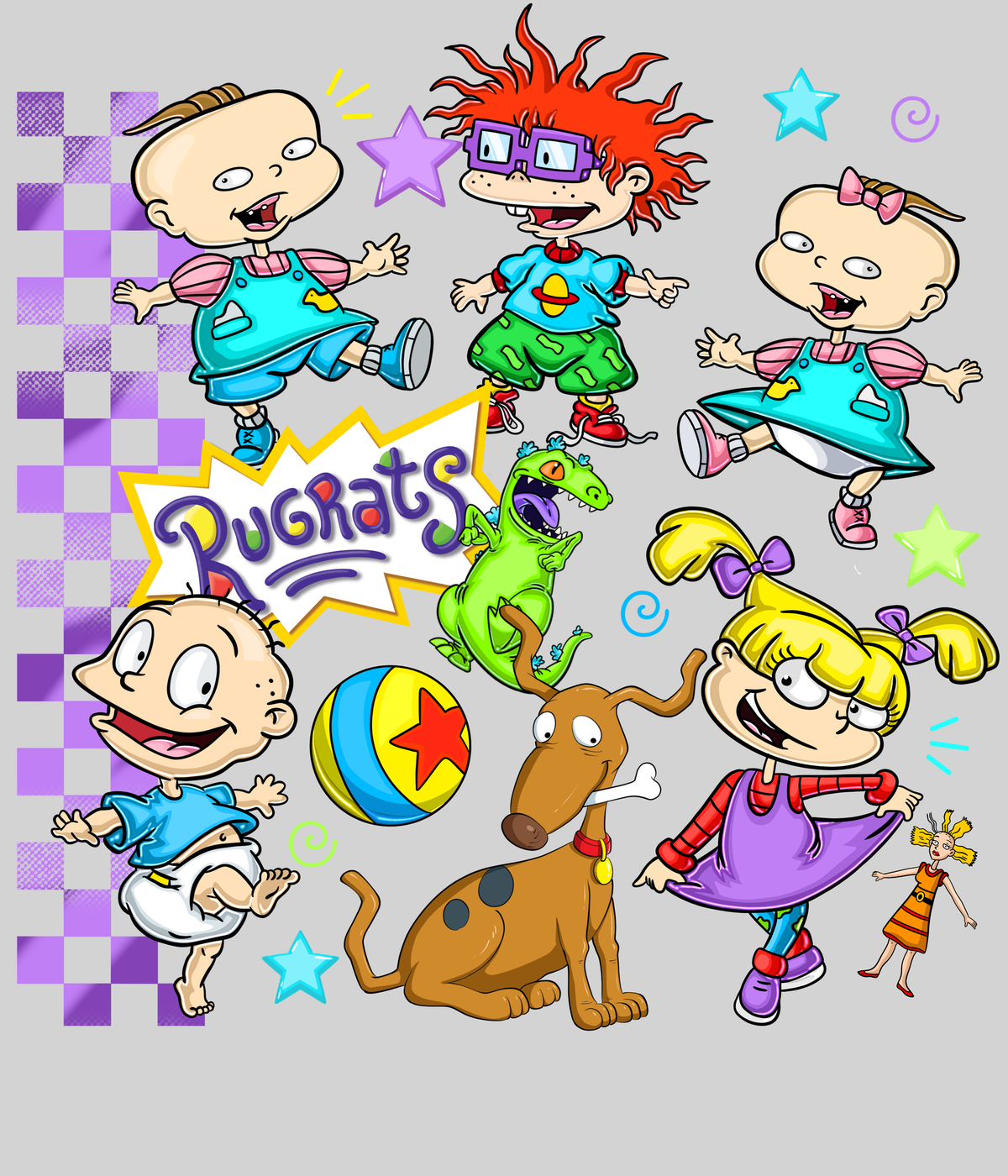 Rugrats — light grey display background