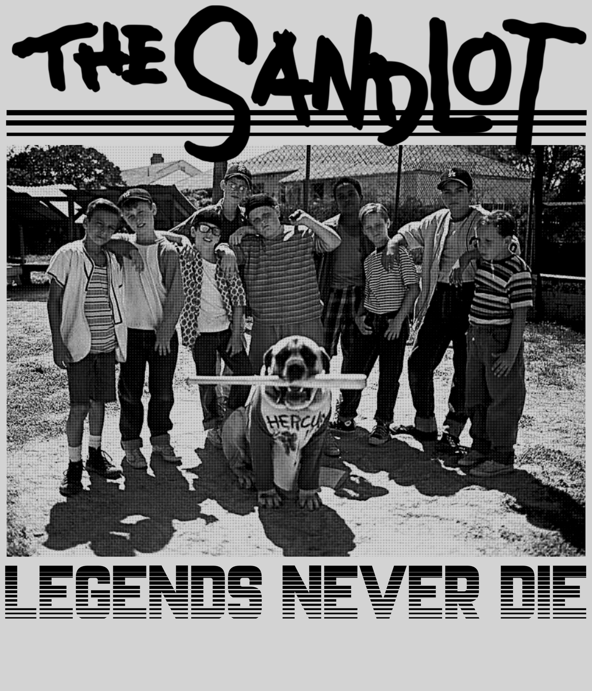 Legends Never Die — light grey display background