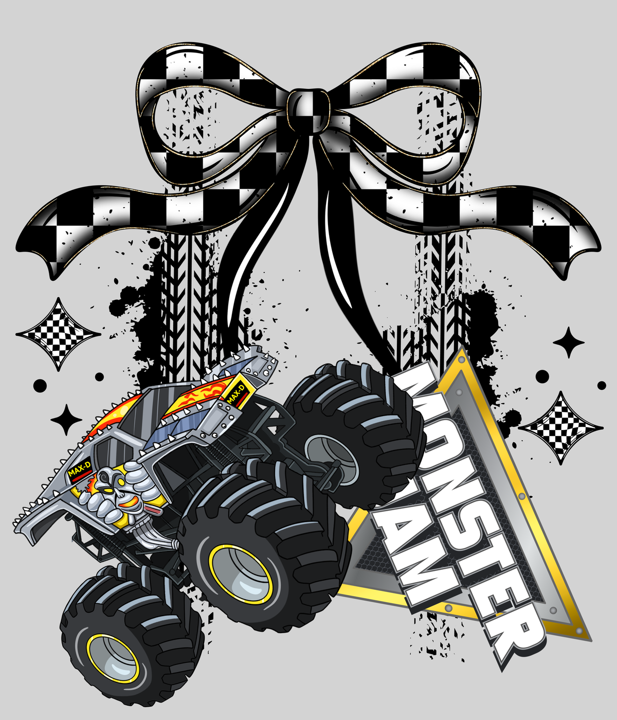 MJ Coquette Max D — light grey display background