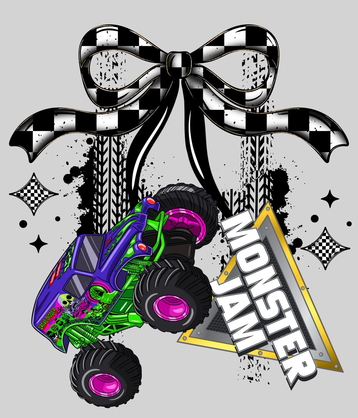 MJ Coquette Grave Digger — light grey display background