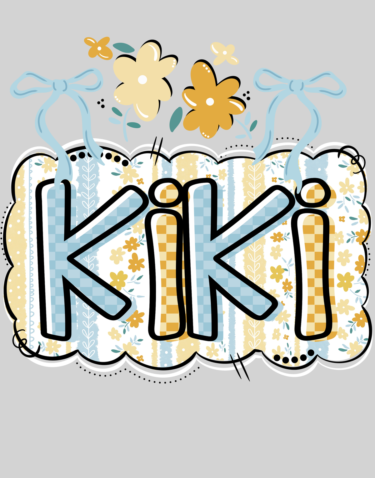 Kiki — light grey display background