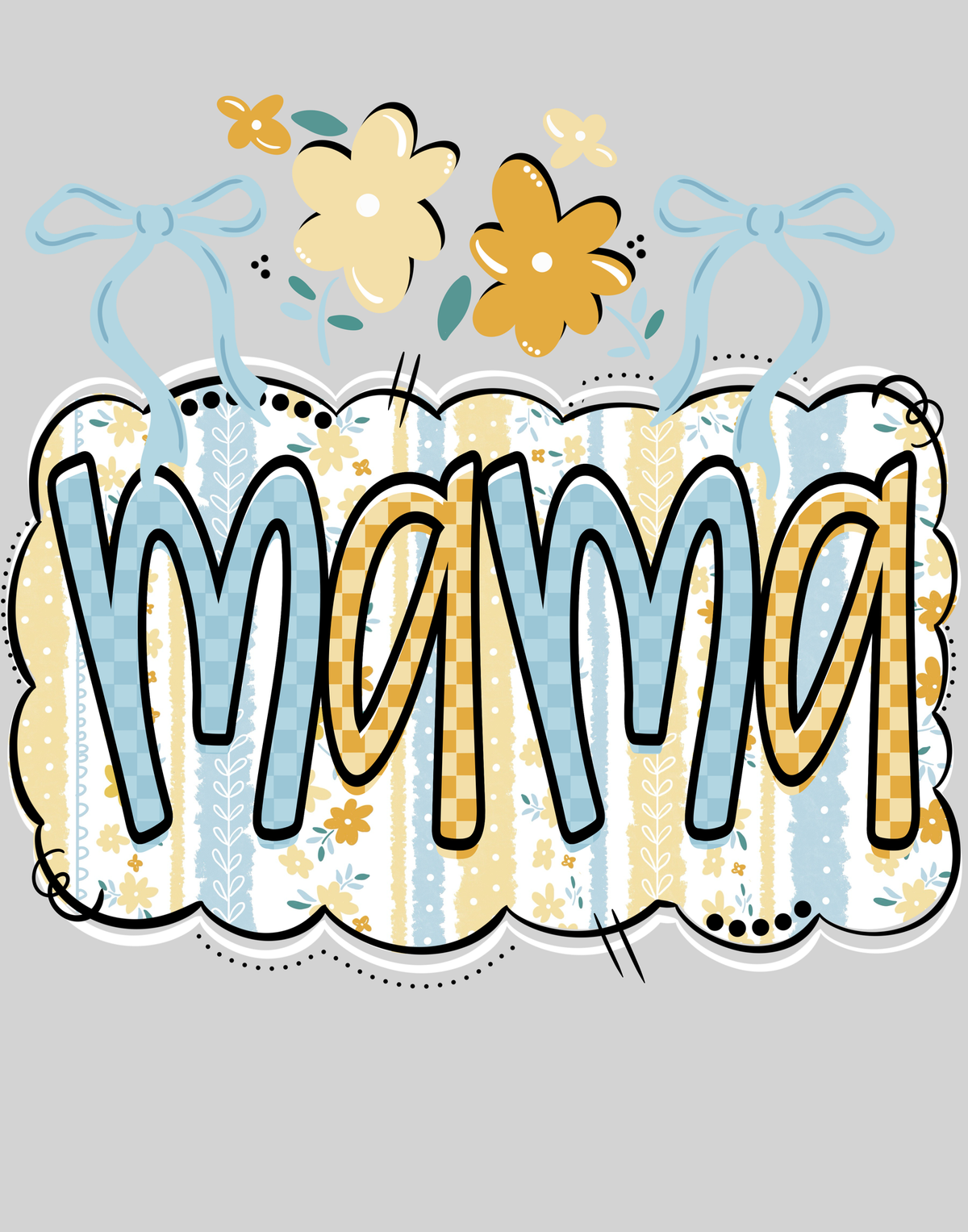 Mama — light grey display background