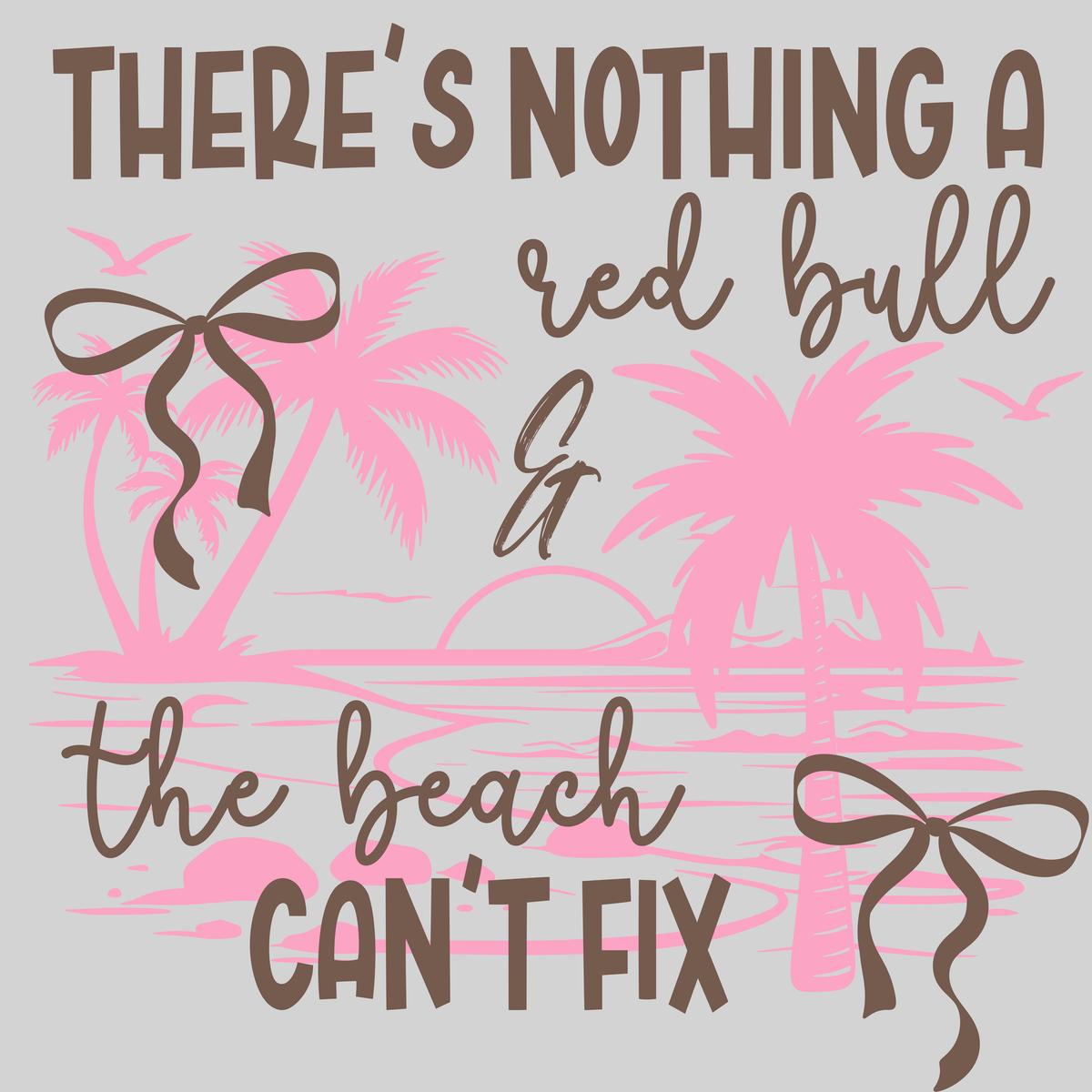Red Bull & The Beach — light grey display background