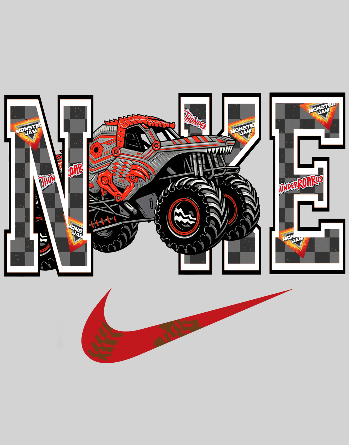 Nike - Thunderoarus — light grey display background