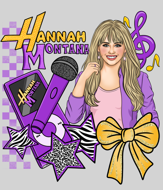 Hannah Montana — light grey display background