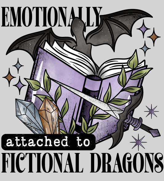 Fictional Dragons — light grey display background