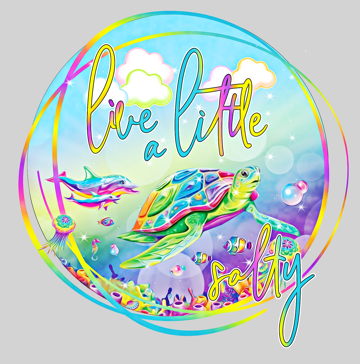 LF Live Salty — light grey display background