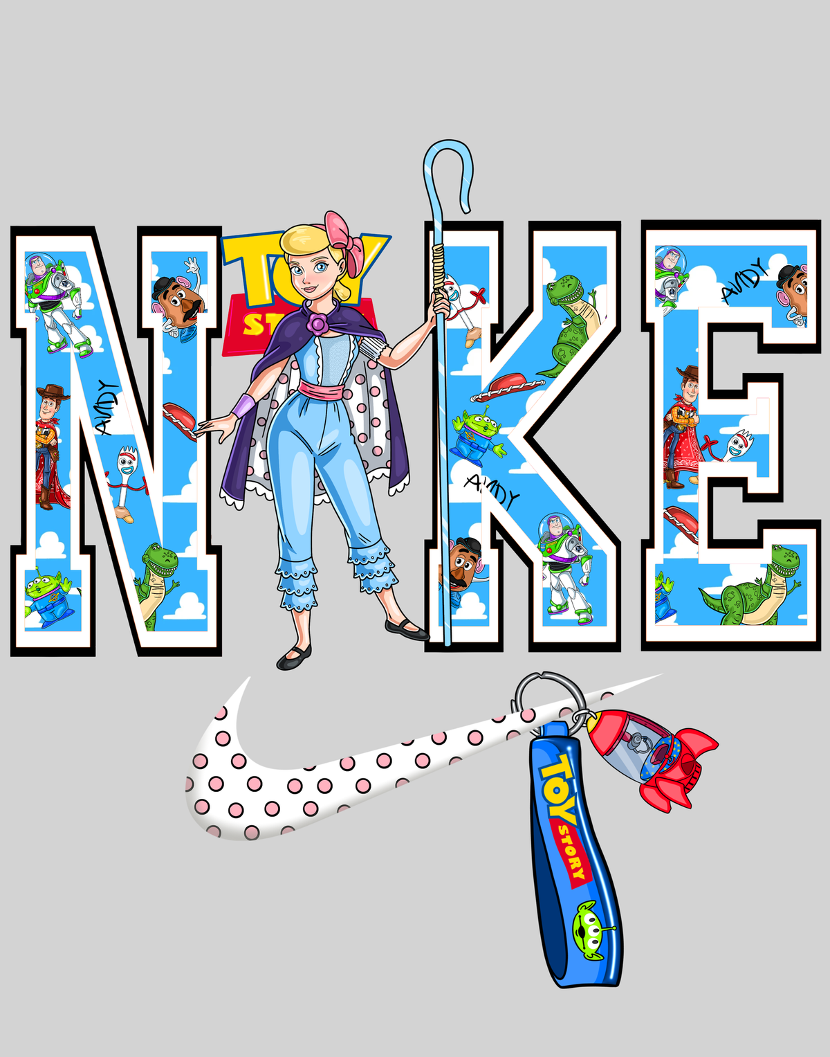 Bo Peep — light grey display background
