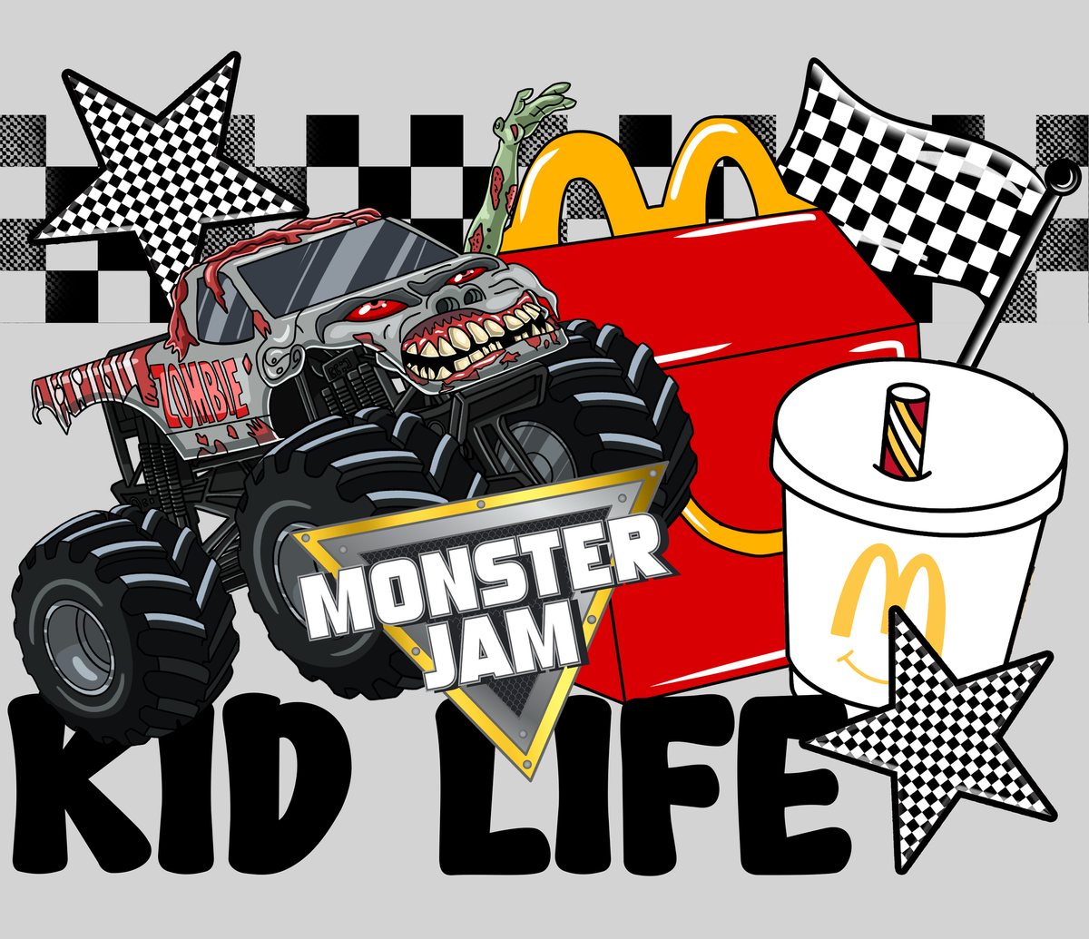 Kid Life - Zombie — light grey display background