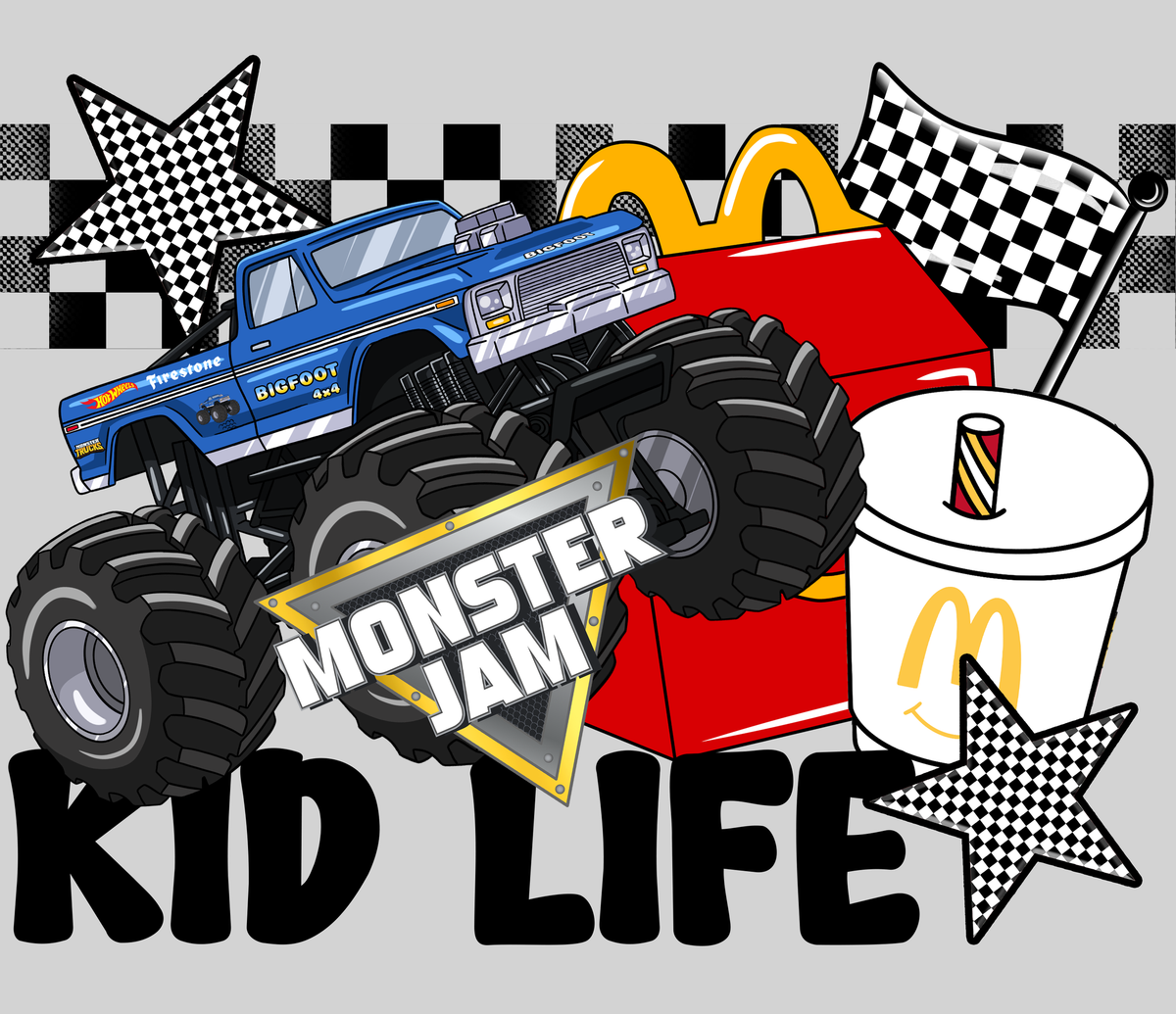 Kid Life - Bigfoot — light grey display background