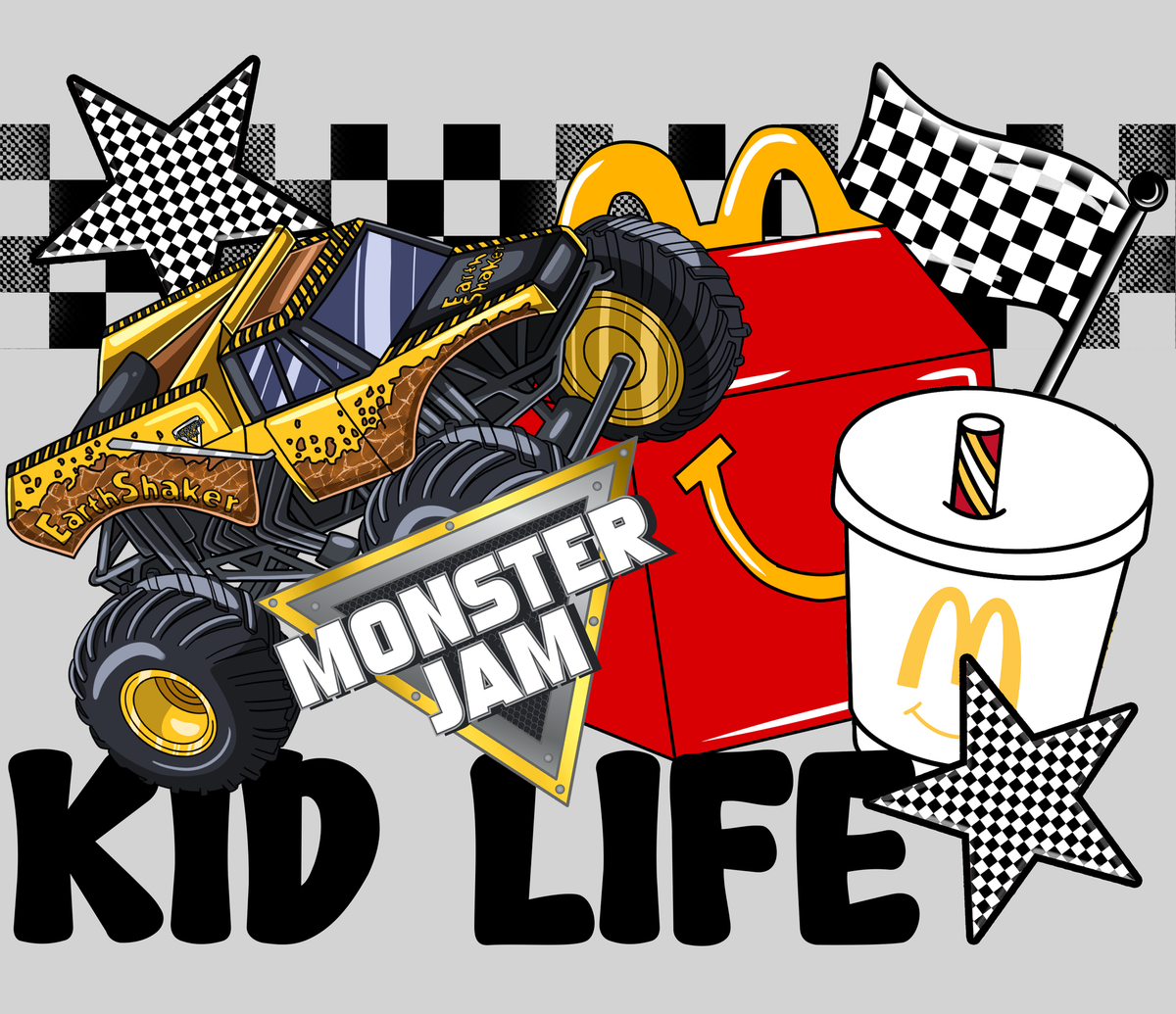Kid Life - Earth Shaker — light grey display background