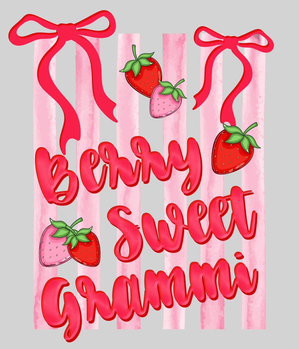 Berry Sweet Grammi — light grey display background