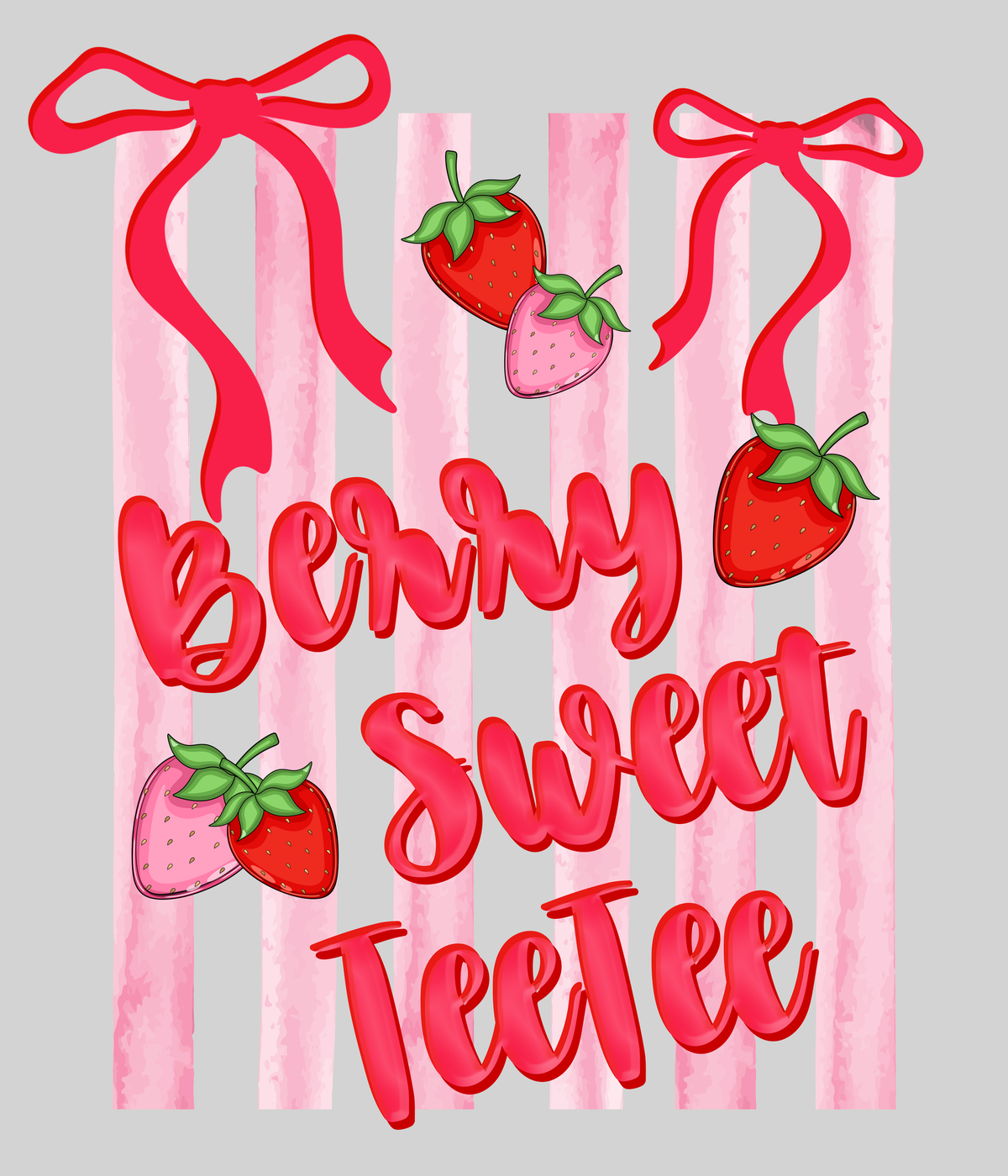 Berry Sweet TeeTee — light grey display background