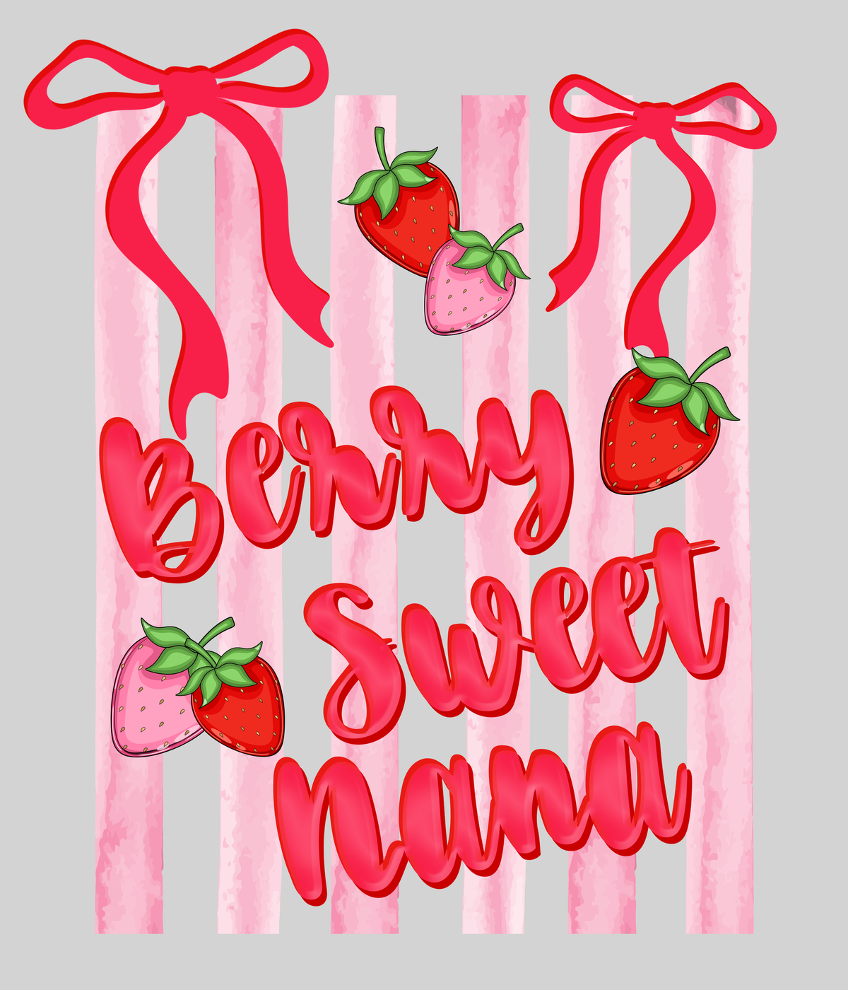 Berry Sweet Nana — light grey display background