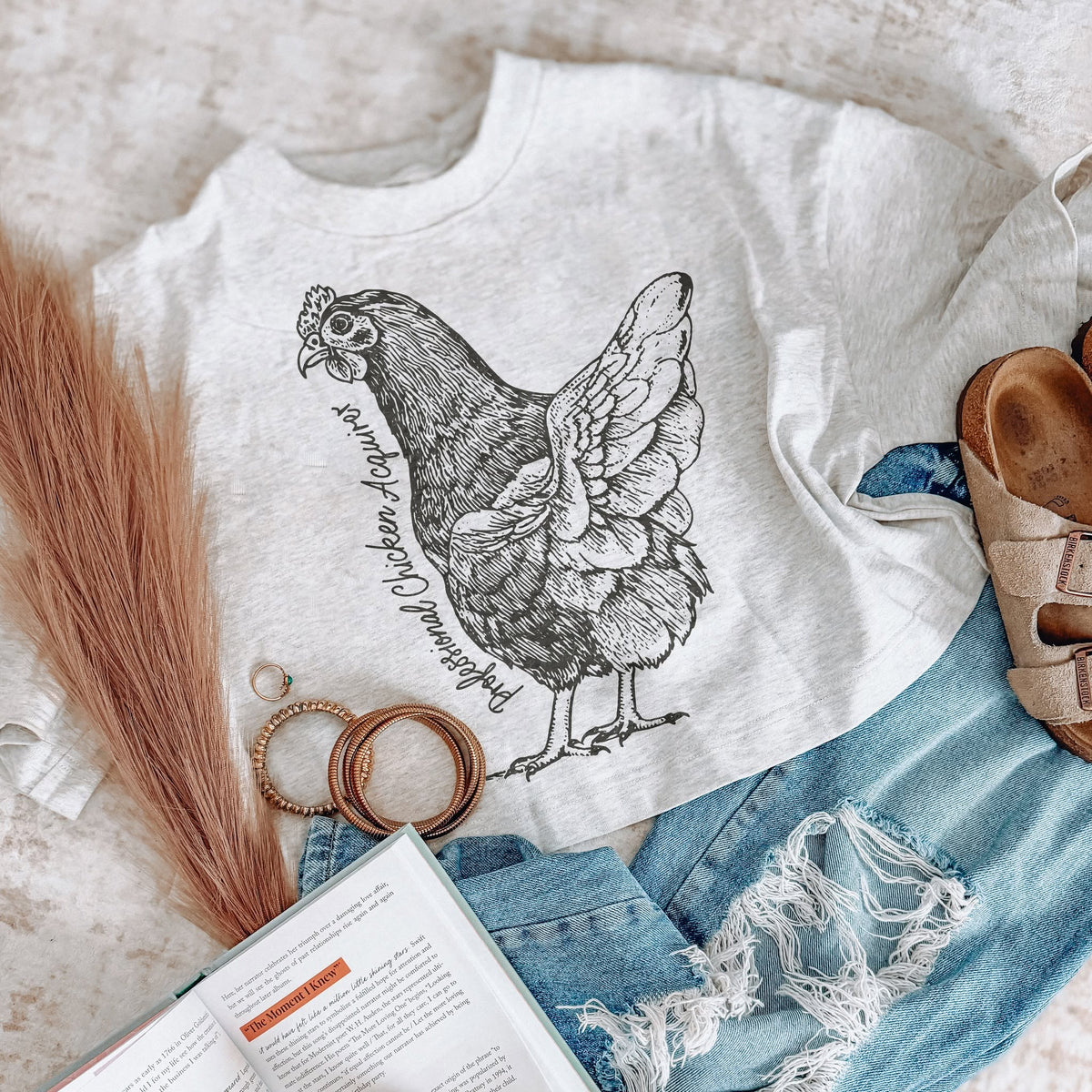 Professional Chicken Acquirer printed garment design mockup