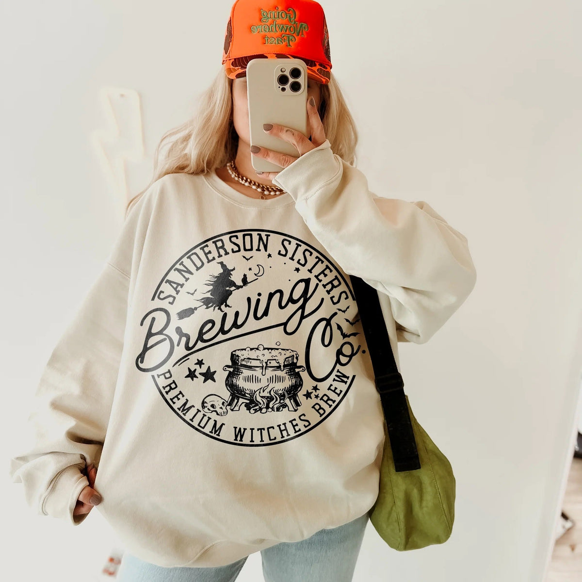 Sanderson Sisters Brewing Co. printed garment design mockup