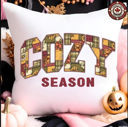 Retro Floral Cozy Season ready-to-press DTF transfer photo 4
