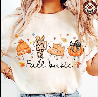 Fall Basic Doodle Friends ready-to-press DTF transfer photo 3