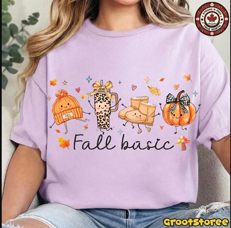 Fall Basic Doodle Friends ready-to-press DTF transfer photo 6