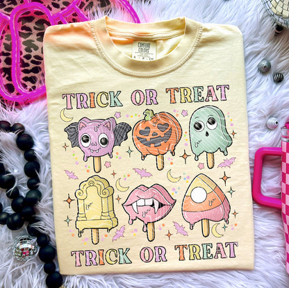 T-Shirt or Sweatshirt  Fall Halloween Popsicle Design