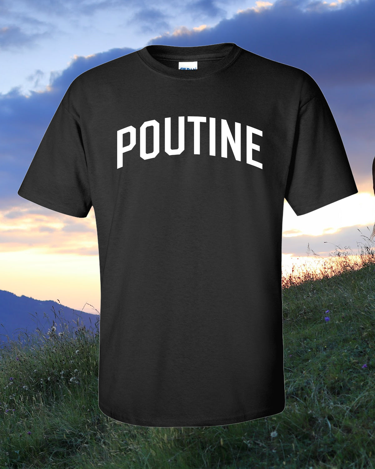 T-Shirts Sweatshirts Humor  Poutine Canadian Made .