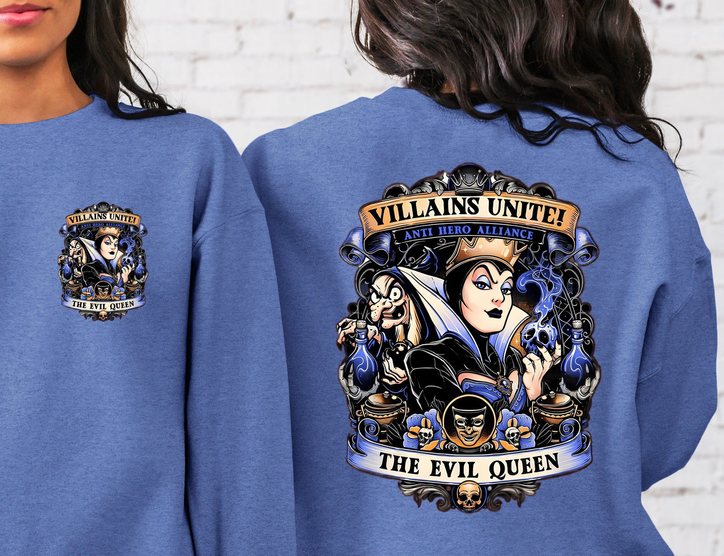 T-Shirt Or Sweatshirt The Villains Apple Princes Witch  Parody style .