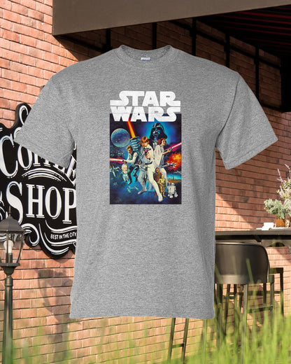 Vintage Star Wars Sweatshirt or T-Shirt - Retro Sci-Fi Clothing for Fans .