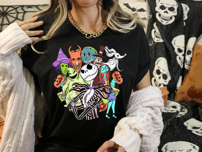 T-Shirt Or Sweatshirt Halloween Fall Team Jumbo Print .