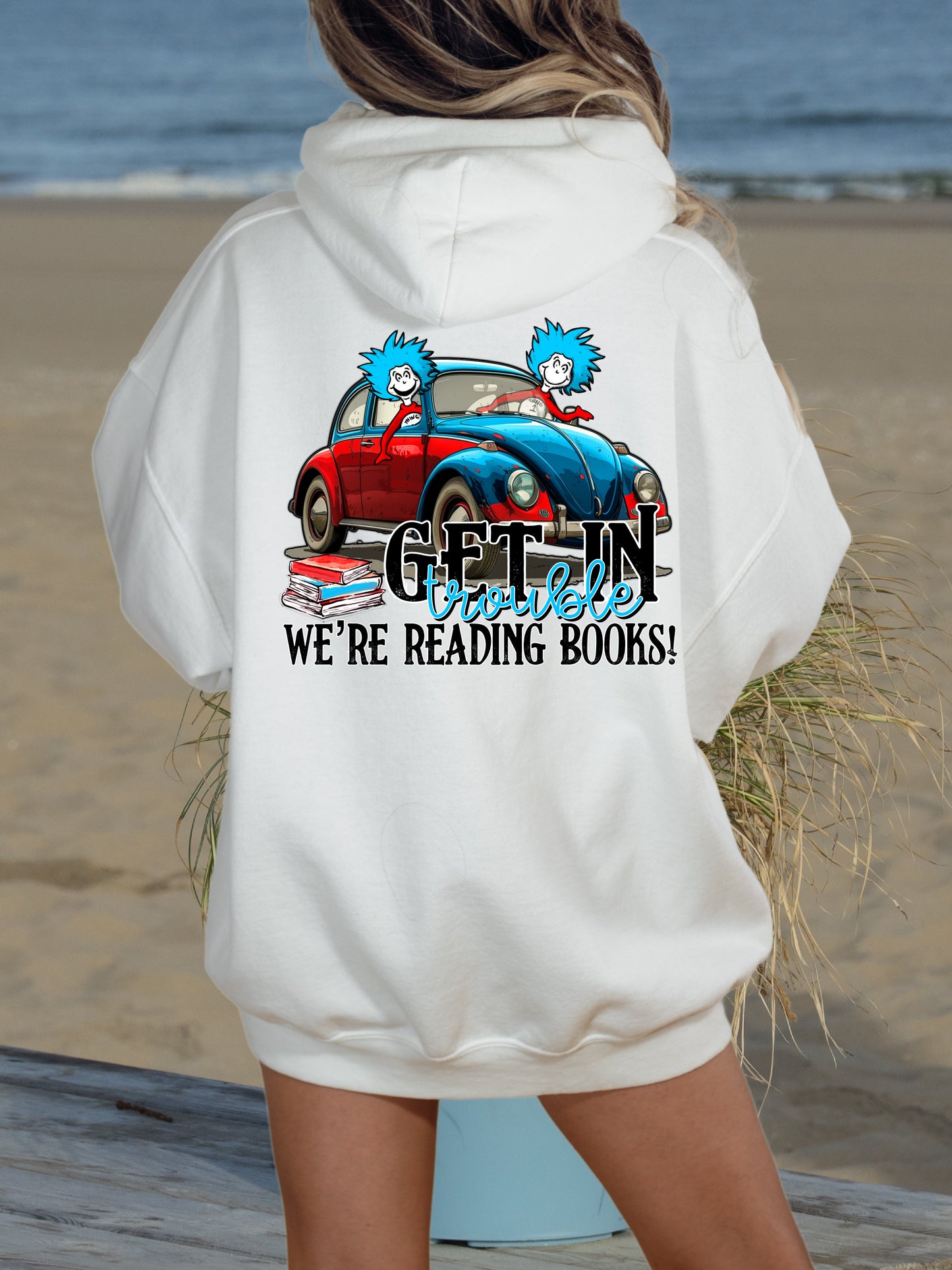 Vintage Read Get In Were Reading T-Shirt or Sweatshirt .