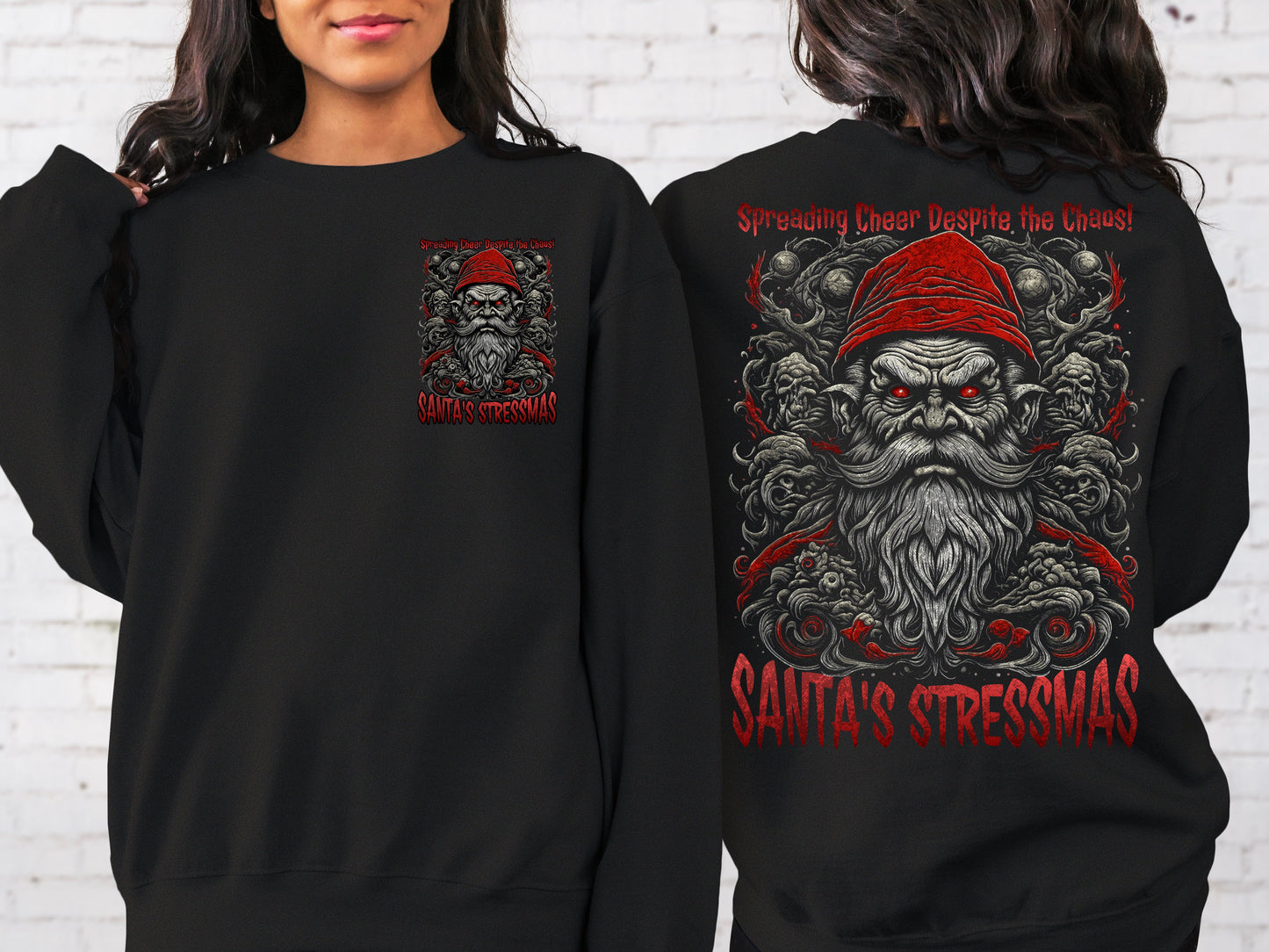 Sweatshirt T-Shirt Hoodie Christmas Christmas Stess .