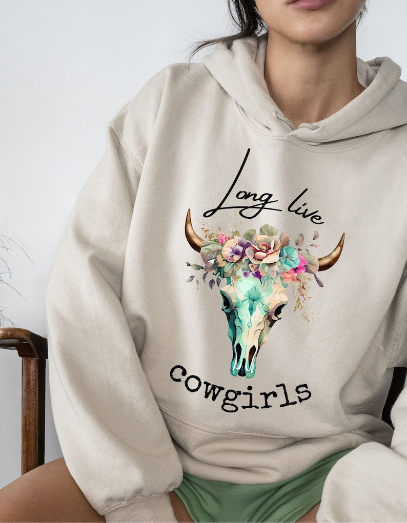 T-Shirt Or Sweatershirt Long Live Cow Girls
