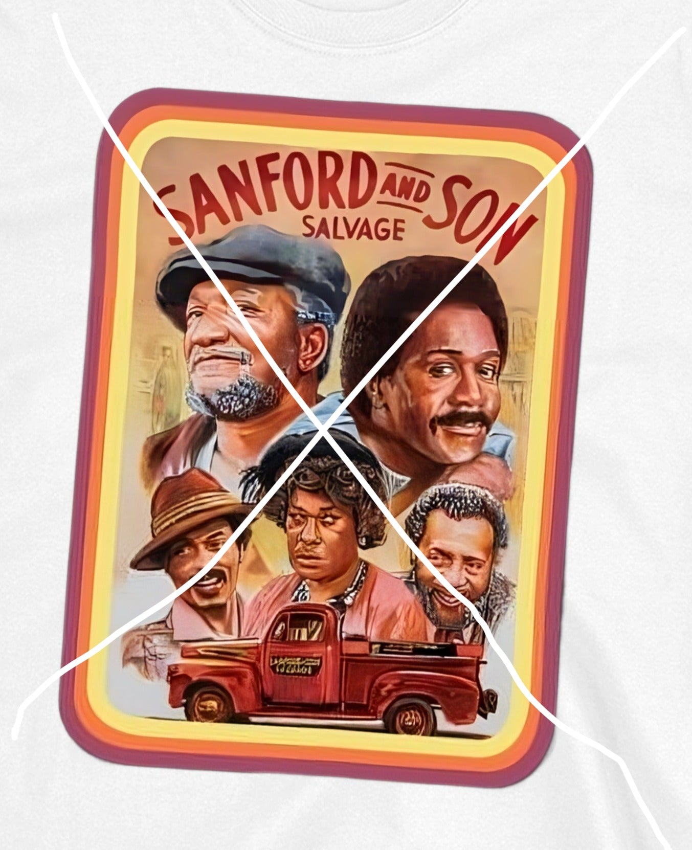 Vintage Sanford And Son T-Shirt or Sweatshirt - Fun and Retro - Limited Edition .