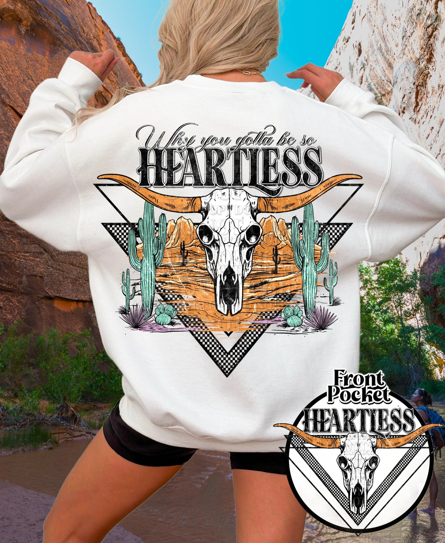 Country Rustic T-Shirt Sweatshirt - Heartless Wallen Print - Perfect for Any Occasion