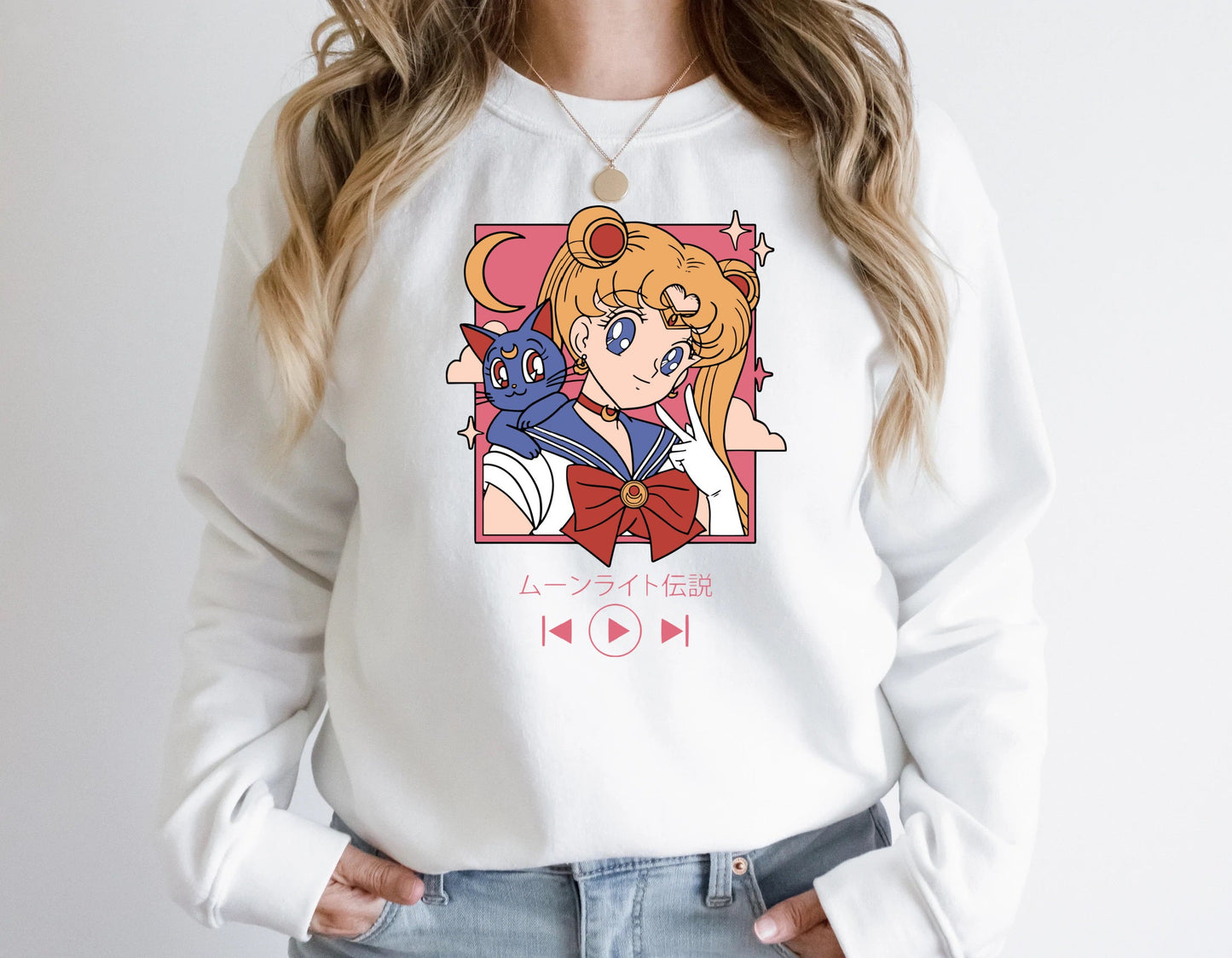 T-Shirt Or Sweatshirt Vintage  Sailor Mooon .