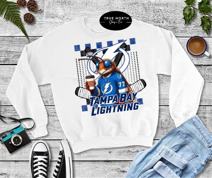 Sweatshirt Or T-Shirt Minnesota Tampa Bay Lightning Coffee Time
