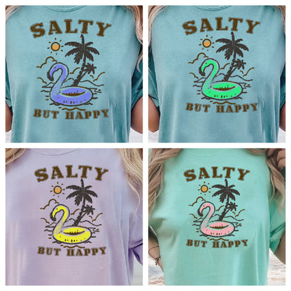 T-Shirt or Sweatshirt Summer Salty   - 4 Colors of the Designs