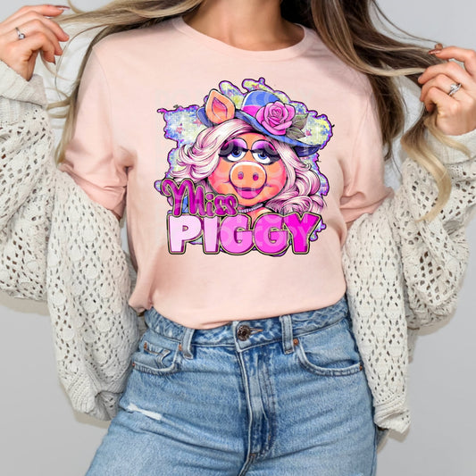 Sweatshirt Or T-Shirt  Vintage Miss Piggy  Jumbo Offered .