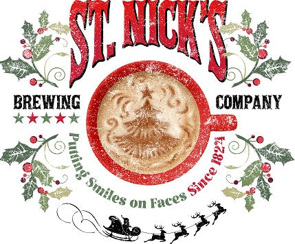 DTF Transfer St. Nick's Brewing Co 11" Wide