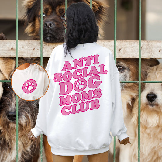 DTF Transfer Anti Social Dog Moms Club