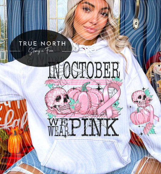 Sweatshirt T-Shirt  Octobers Breast Cancer aware Month  Sleeves Jumbo .