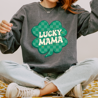 T-Shirt Or Sweatshirt  St Patrick's Day Lucky Mama